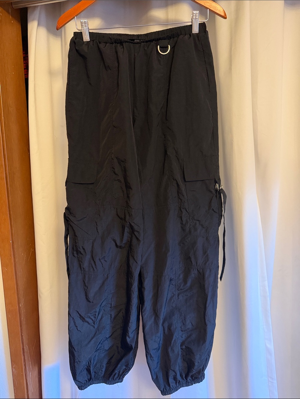 Women’s PacSun Black Utility Jogger Pants with D-Ring